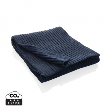 Logotrade promotional giveaway picture of: Impact AWARE™ Polylana® knitted scarf 180 x 25cm