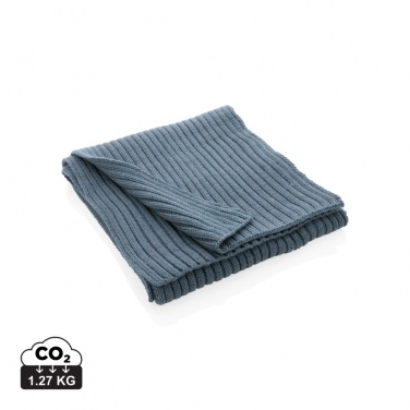 Logo trade promotional merchandise picture of: Impact AWARE™ Polylana® knitted scarf 180 x 25cm