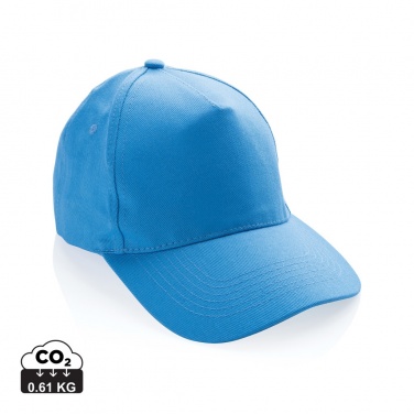 Logotrade advertising products photo of: Impact 5panel 280gr Recycled cotton cap with AWARE™ tracer