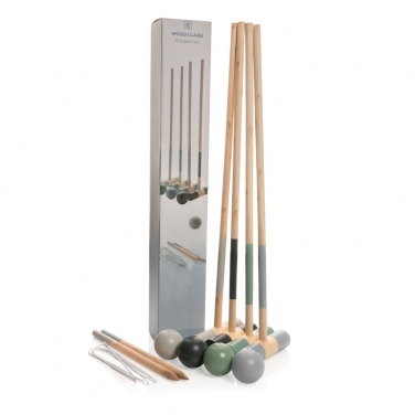 Logotrade promotional product image of: Wooden croquet set