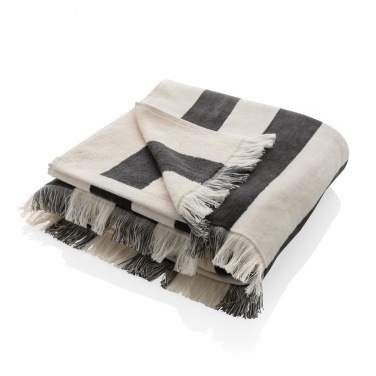 Logo trade advertising products picture of: Ukiyo Yukari AWARE™ XL deluxe beach towel 100x180cm