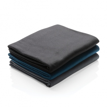 Logo trade business gift photo of: Fleece blanket in pouch
