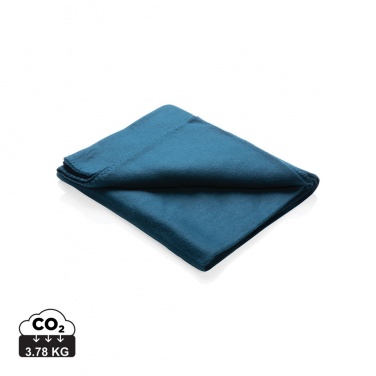 Logo trade advertising products image of: Fleece blanket in pouch