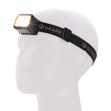 Logotrade advertising products photo of: Gear X RCS rPlastic heavy duty head torch