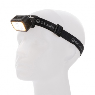 Logo trade promotional gift photo of: Gear X RCS rPlastic heavy duty head torch