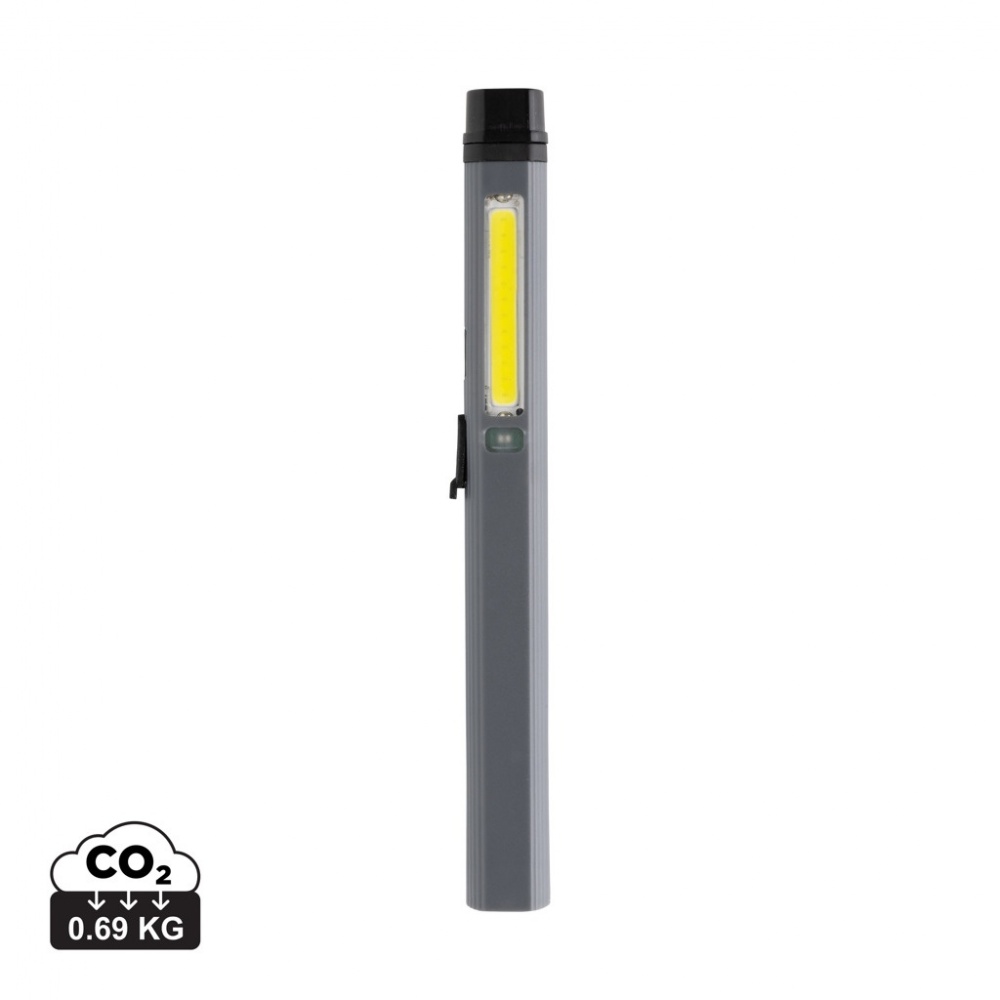 Logo trade business gift photo of: Gear X RCS recycled plastic USB rechargeable pen light