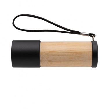 Logo trade promotional item photo of: Bamboo and RCS certfied recycled plastic torch