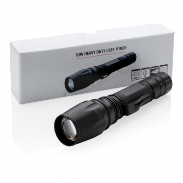 Logo trade business gift photo of: Torch 10W Heavy duty CREE