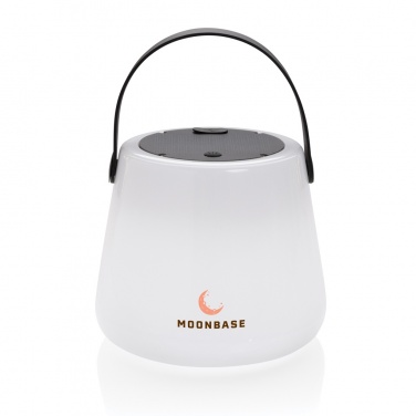 Logo trade business gift photo of: SolarGlow RCS recycled ABS USB-rechargeable outdoor light