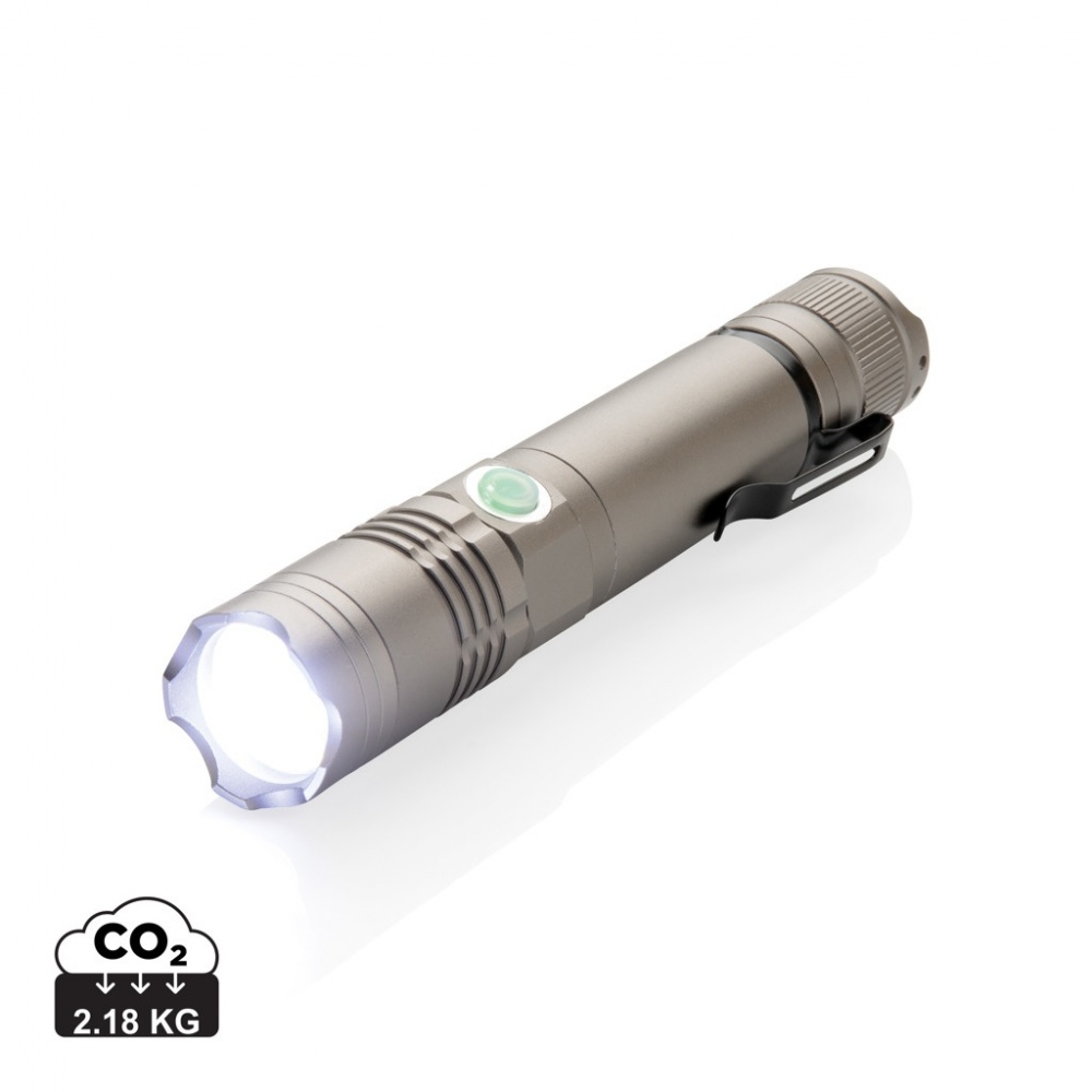 Logotrade promotional product picture of: Rechargeable 3W flashlight