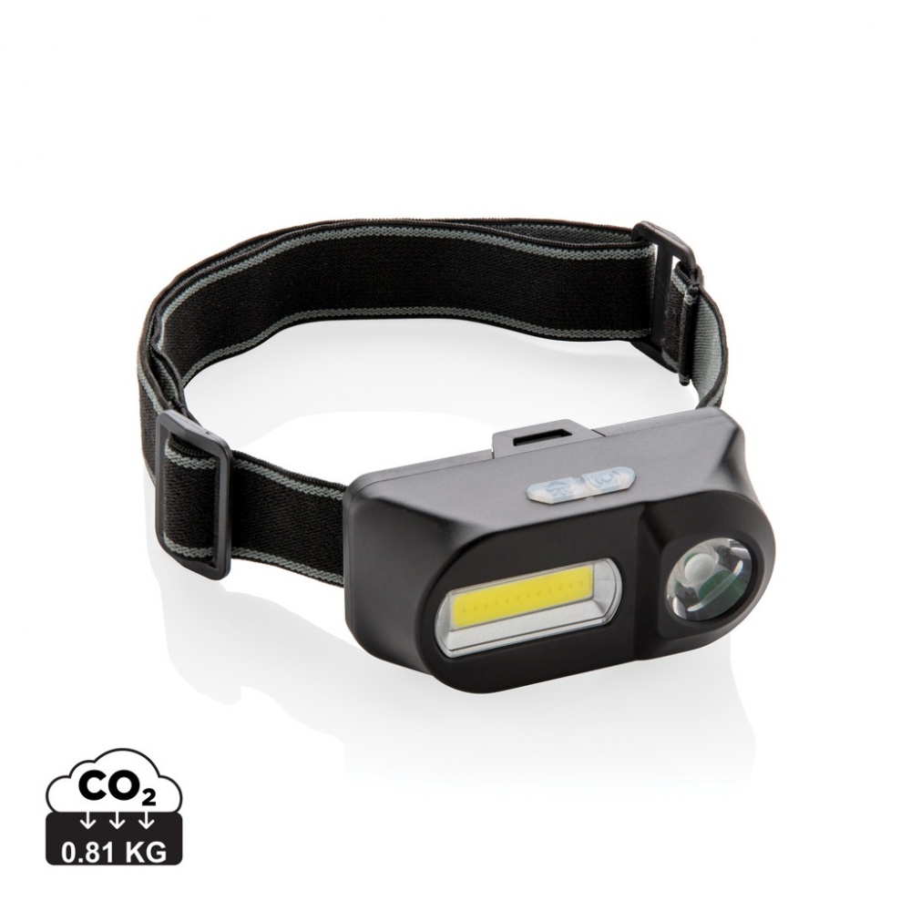 Logotrade promotional item picture of: COB and LED headlight
