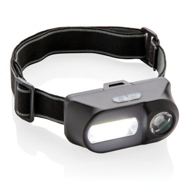 Logo trade promotional giveaways image of: COB and LED headlight