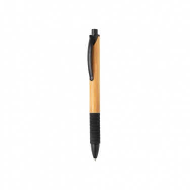 Logo trade business gifts image of: Bamboo & wheat straw pen