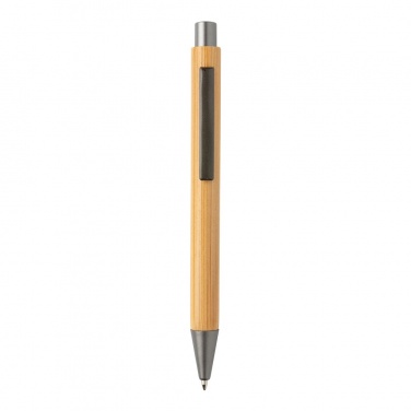 Logo trade corporate gifts image of: Slim design bamboo pen