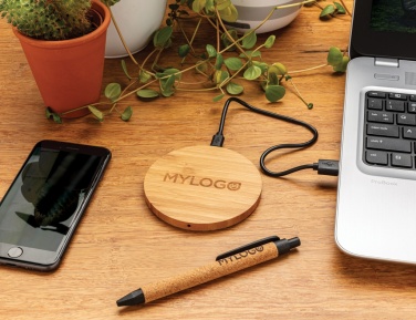 Logotrade promotional product picture of: Write wheatstraw and cork pen