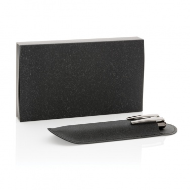 Logotrade promotional gift picture of: Recycled leather pen set