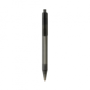 Logo trade promotional gifts picture of: GRS RPET X8 transparent pen