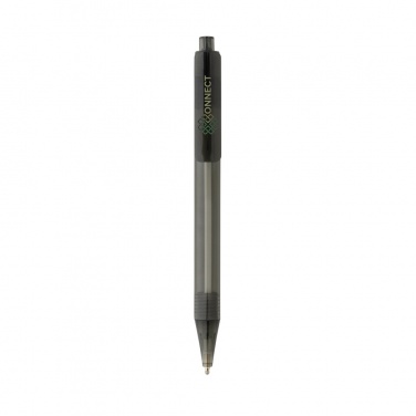 Logotrade promotional gift picture of: GRS RPET X8 transparent pen
