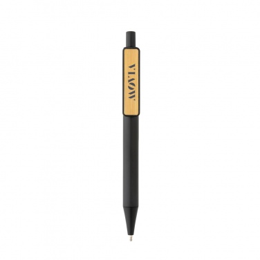 Logo trade promotional merchandise photo of: GRS RABS pen with bamboo clip