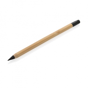Logo trade advertising product photo of: Bamboo infinity pencil with eraser
