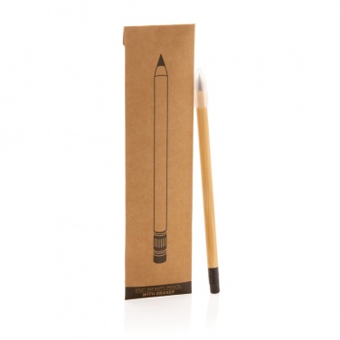 Logotrade advertising product image of: Bamboo infinity pencil with eraser