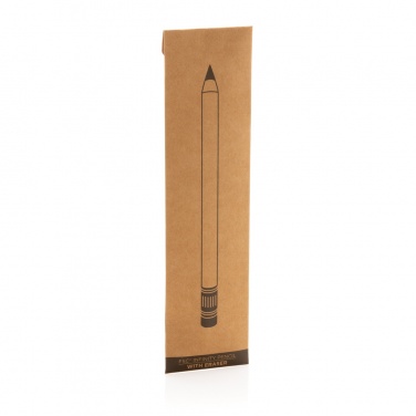 Logo trade corporate gift photo of: Bamboo infinity pencil with eraser
