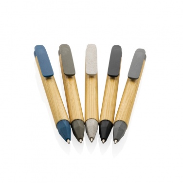 Logo trade promotional gift photo of: Write responsible recycled paper barrel pen