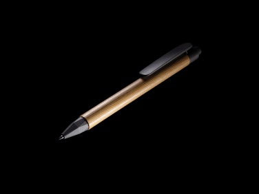 Logo trade corporate gifts image of: Write responsible recycled paper barrel pen