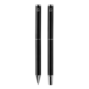 Logotrade corporate gifts photo of: Swiss Peak Cedar RCS certified recycled aluminum pen set