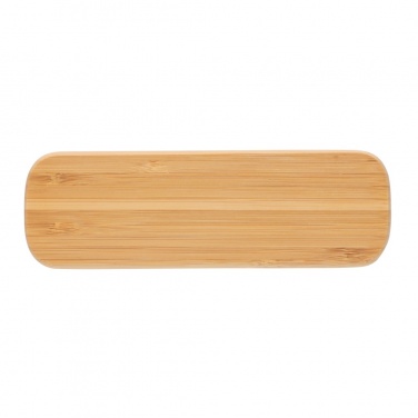 Logo trade promotional merchandise image of: Bamboo pen in box