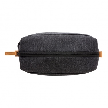 Logotrade advertising products photo of: Canvas toiletry bag PVC free