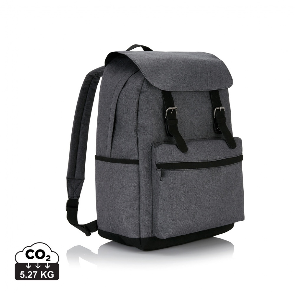Logotrade promotional product picture of: Laptop backpack with magnetic buckle straps