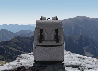 Logo trade promotional item photo of: Laptop backpack with magnetic buckle straps