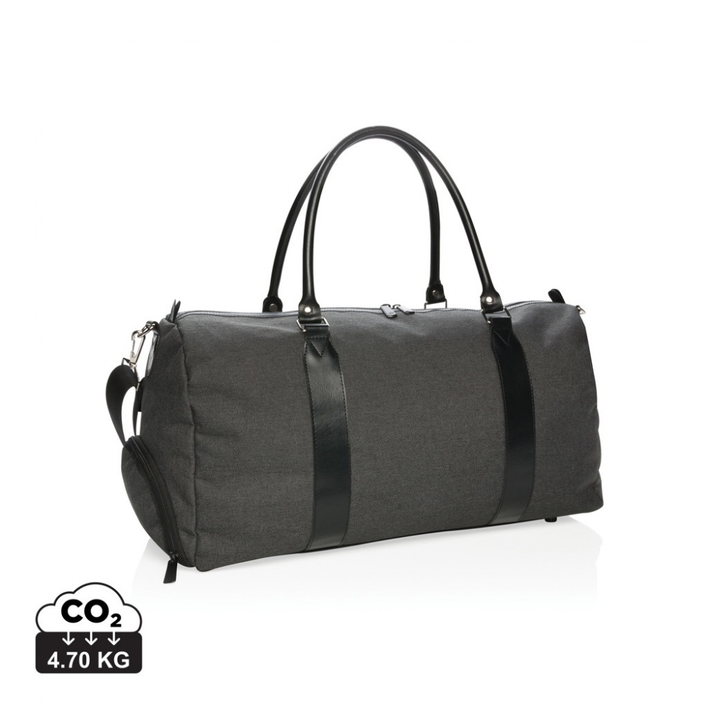 Logo trade promotional giveaways image of: Weekend bag with USB A output