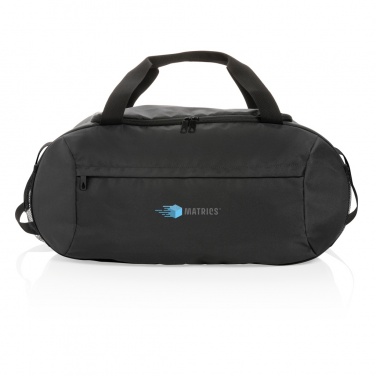 Logotrade promotional gifts photo of: Impact AWARE™ RPET modern sports duffel