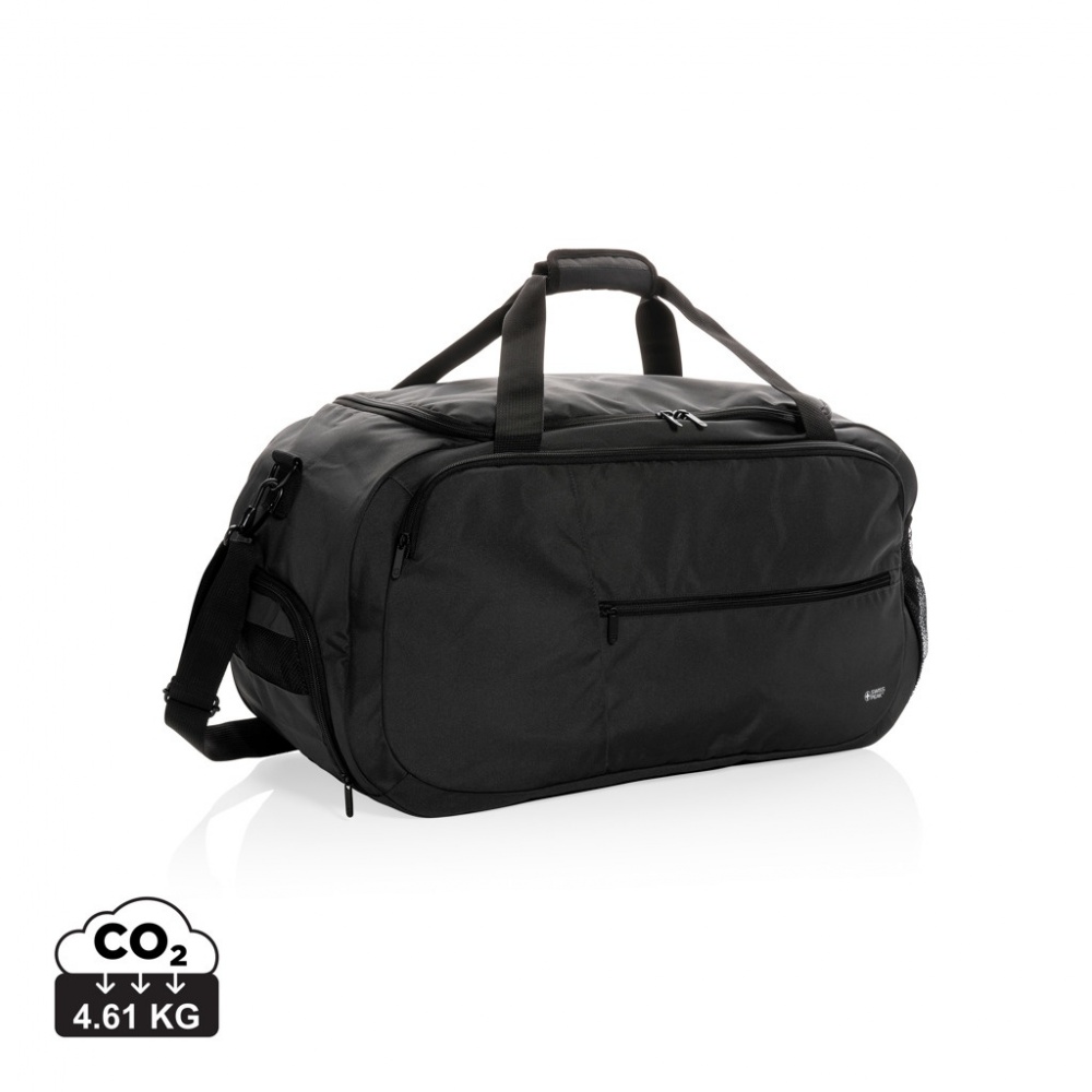Logo trade promotional gift photo of: Swiss Peak AWARE™ RPET sports duffel bag