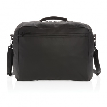 Logo trade promotional gifts picture of: Fashion black 15.6" laptop bag PVC free