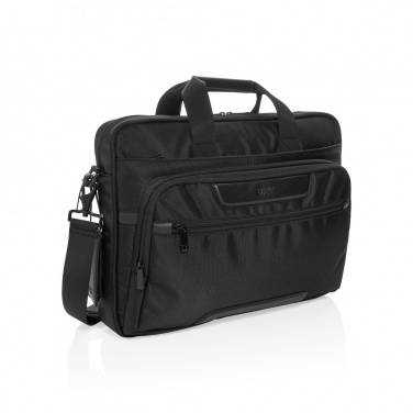 Logotrade promotional gift image of: Swiss Peak RPET Voyager RFID 15.6" laptop bag