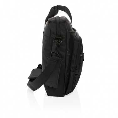 Logo trade promotional gifts picture of: Swiss Peak RPET Voyager RFID 15.6" laptop bag