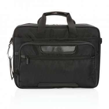 Logo trade promotional merchandise picture of: Swiss Peak AWARE™ RPET Voyager 15.6" laptop bag