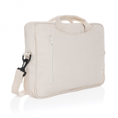 Logotrade promotional merchandise picture of: Laluka AWARE™ recycled cotton 15.4 inch laptop bag