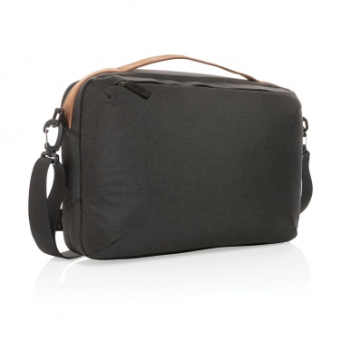 Logo trade advertising products picture of: Impact AWARE™ 300D two tone deluxe 15.6" laptop bag