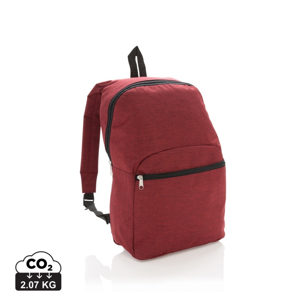 Logo trade corporate gifts image of: Classic two tone backpack
