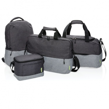 Logotrade advertising product picture of: Duo colour RPET 15.6" RFID laptop backpack PVC free