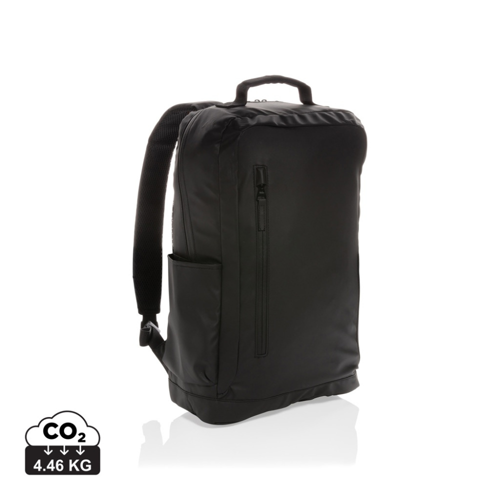 Logotrade corporate gift picture of: Fashion black 15.6" laptop backpack PVC free