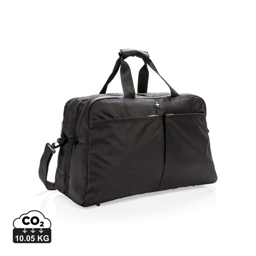 Logotrade corporate gift picture of: Swiss Peak RFID duffle with suitcase opening
