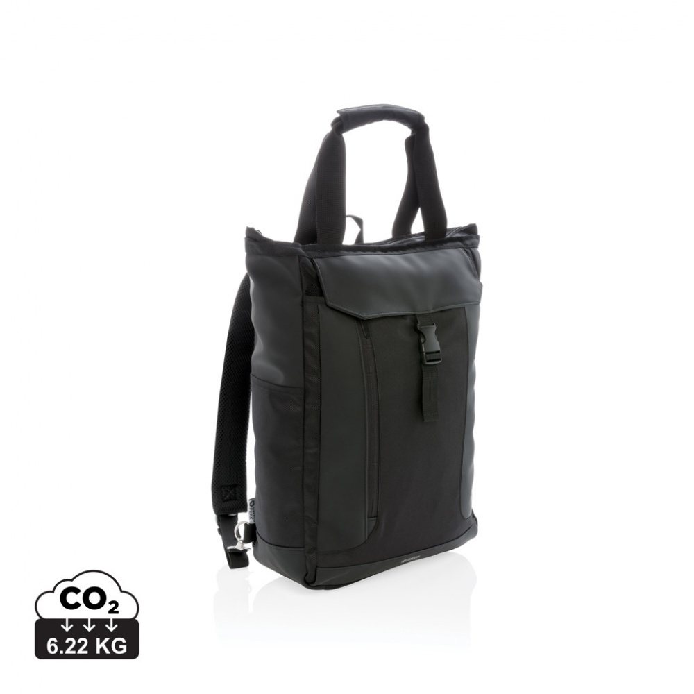 Logotrade advertising product picture of: Swiss Peak RFID 15" laptop totepack PVC free