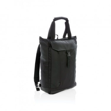 Logo trade promotional merchandise photo of: Swiss Peak RFID 15" laptop totepack PVC free