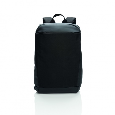 Logo trade business gifts image of: Madrid anti-theft RFID USB laptop backpack PVC free