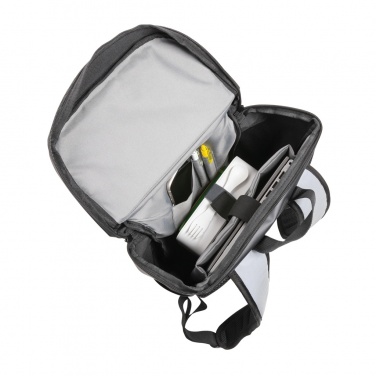 Logo trade promotional gifts picture of: PU high visibility easy access 15.6" laptop backpack